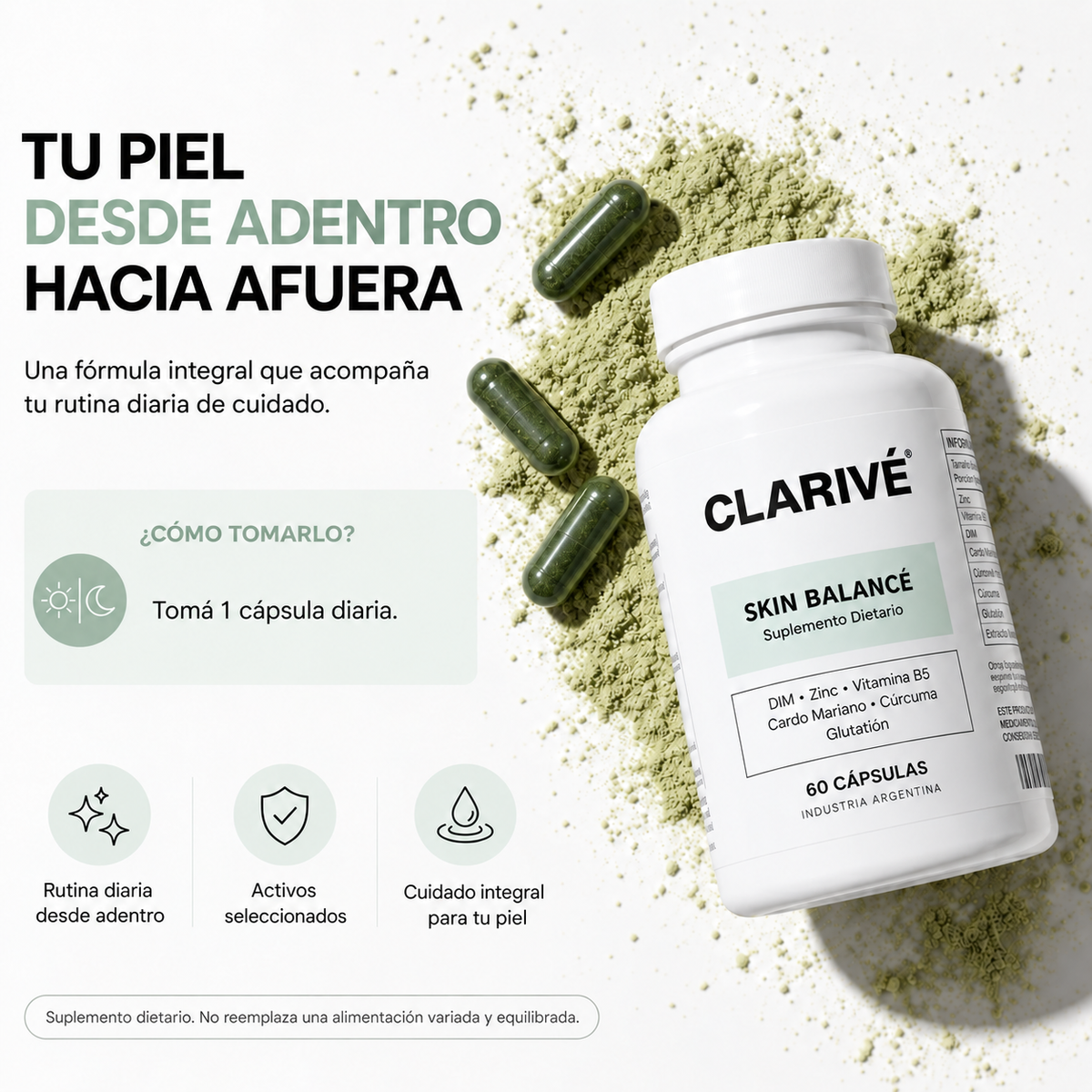 Clarivé® | Skin Balance · Acné Hormonal
