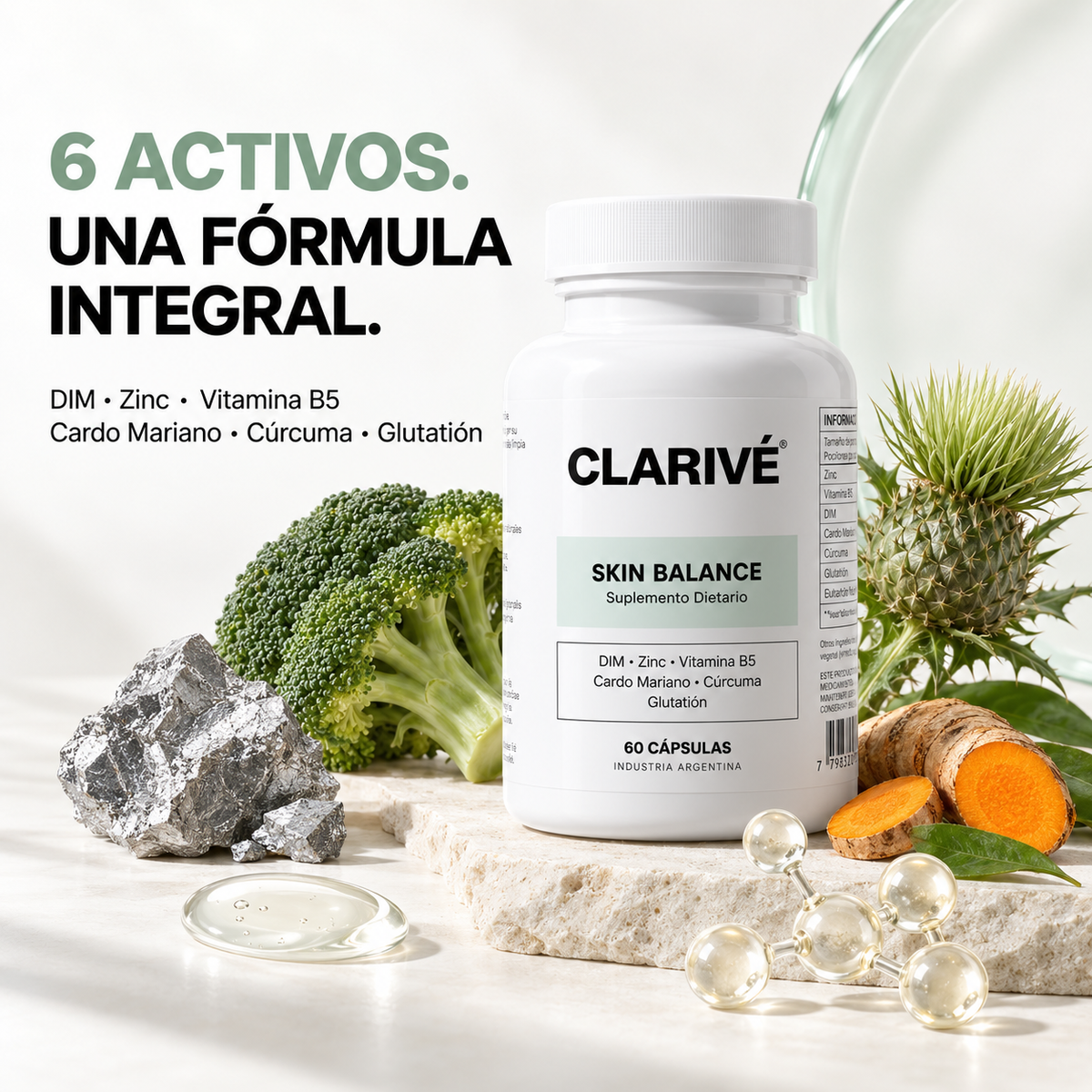 Clarivé® | Skin Balance · Acné Hormonal